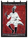 Review Novica  / Batik wall hanging, 'Northern Dancer'