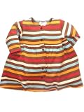 5 Color Stripe Long Sleeve Dress by Zutano