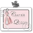 Item 2042 Sign Pink 1950s Fashion Boudoir Plaque