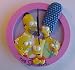 Simpsons 3D wall clock