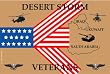 Veterans Desert Storm Large Vehicle Bumper Sticker