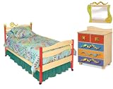 Room Magic Natural 5 Piece Bedroom Set, Little Lizard Room Magic Natural 5 Piece Bedroom Set, Little Lizard