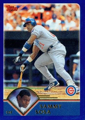 2003 Topps # 50 Sammy Sosa Chicago Cubs - Baseball Card