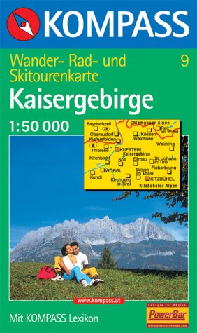 City Travel Guides Discounted  Bücher : Kompass Karten, Kaisergebirge (Maßstab 1:50.000)