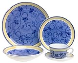 Caleca Arabesco 5-Piece Dinnerware Place Setting, Service for 1