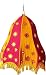 ShalinCraft Lampshades Multicolored Applique Embroidered Fabric Indian-Style (clamp148)