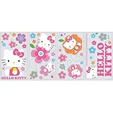 RoomMates RMK2173SCS  Hello Kitty - Floral Boutique Peel and Stick Wall Decals