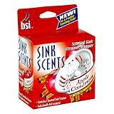 BSI Sink Scents Scented Sink Strainer/Stopper, Apple Cinnamon, 10 Count Box