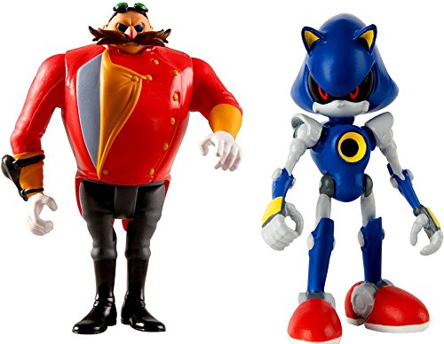 Sonic The Hedgehog Sonic Boom Metal Sonic & Eggman 3" Action Figure 2-Pack