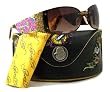 AUTHENTIC ED HARDY SUNGLASSES EHS 028 HAVANA TATOO
