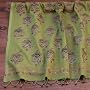 Memories of Shalimar ~ Asian Green Beaded Window Valance