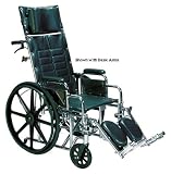 `Wheelchair Full Reclining 14 W/Removable Desk Arms New state-of-the-art hydraulic reclining mechan