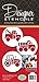 Designer Stencils C923 Trucks Cookie Set, Beige/Semi-Transparent