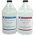 EPOXY RESIN CRYSTAL CLEAR 1 Gallon Kit. FOR SUPER GLOSS COATING AND TABLETOPS