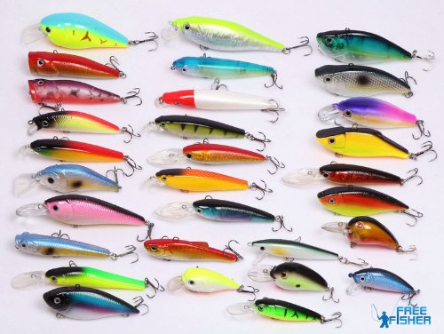 30 tlg. Wobbler Set Rassel-Wobbler (On Sale,OSDL04)
