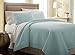 Southshore Fine Living, Inc. Oversized King Quilt Bedding Set, Soft Microfiber, Stain and Pet Hair Resistant Bedding, California/King Size Quilt Coverlet Bedspread Set with 2 Shams, Sky Blue