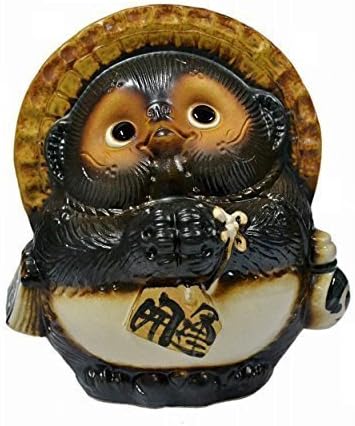 Shigaraki Pottery 6.89'' Raccoon Dog Onegai Tanuki