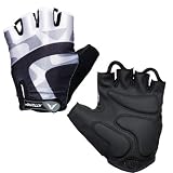 Details zu "Fahrradhandschuhe ATTONO&reg; Damen Herren Gel Fahrrad Handschuhe (Gr. 5-10, schwarz grau)"