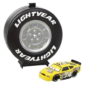Disney Pixar Cars Lightyear Launchers Sidewall Shine Slider Petrolski #74 by Mattel