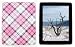 KingCase iPad Hard Case * Plaid Pattern (Pink) * For Apple iPad (Fits ALL iPad Wifi & 3G models)