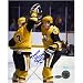 Mario Lemieux Pittsburgh Penguins - First Goal Celebration - Autographed 8x10 Photograph