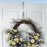Wreath Holder in Satin Nickel by Spectrum