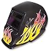 US Forge 88123 Easy Stroke Auto Dark Helmet, Flame Image