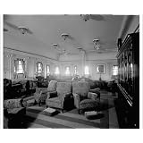 Photographic Print of First Class Reading Room on the Llandovery Castle (1914) from National Maritime Museum'