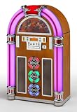REPRODUCTION JUKEBOX (REAL WOOD VENEER) CD/MP3 PLAYBACK WITH