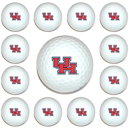 Houston Cougars Dozen Pack Of Golf Balls From Team Golf