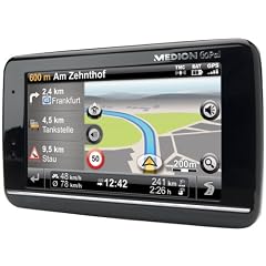 Medion E4445 EU+ Navigationssystem (11 cm (4,3 Zoll) Display, TMC Pro, Kartenmaterial Europa, Bluetooth)