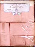 Toddler Bed Sheet Set - Solid Pink