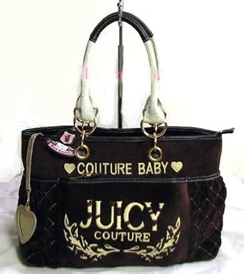 Juicy Couture Diaper Bag Tote Brown
