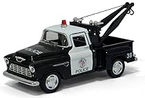 5 1955 Chevy Stepside Pick-up Tow Truck (Police) 1:32 Scale by Kinsmart
