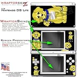 Nintendo DS Lite Puppy Dogs on Black WraptorSkinz Skin Kit by TuneTattooz TM