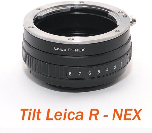 EzFoto Tilt Leica R Lens to Sony Alpha Nex E-mount Camera Adapter, for Sony NEX-3 NEX-5 NEX-3C NEX-VG10 camera