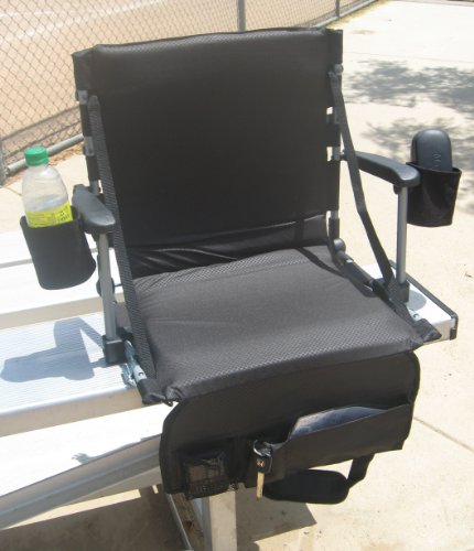 FREE CHRISTMAS GIFT WRAPPING INCLUDED UNIQUE Heavy-Duty OASIS 500 Sport Seat w/ IPOD HOLDER & CELL PHONE HOLDER-3 Years Warranty-High Quality Construction- A BONUS SOLAR RECHARGEABLE LED KEY-CHAIN LIGHT INCLUDED WITH YOUR PURCHASE...AVAILA