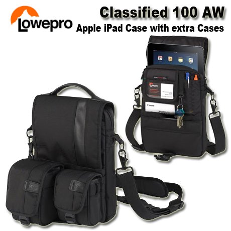 Lowepro iPad 2 Class 100 Premium Black Case for 16GB, 32GB, 64GB WiFi and WiFi + 3G Bag