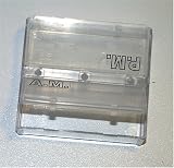 Peek-a-box 2 Compartments Pill Box Organizer Color Transparent Clear- Made in the Usa