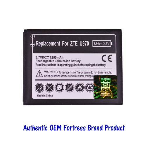 Replacement Battery for ZTE Savvy Z750c Z750 750c 750 Awe N800 800 (Straight Talk/net10) Cellphone Fortress Brand (Phones Are Displayed for Reference Purposes) Replacement Battery for ZTE Savvy Z750c Z750 750c 750 Awe N800 800 (Straight Talk/net10) Cellphone Fortress Brand (Phones Are Displayed for Reference Purposes)