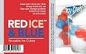 Red, Ice and Blue (TM) Reusable Ice Cubes for your Drinks