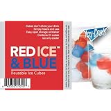 Red, Ice and Blue (TM) Reusable Ice Cubes for your Drinks