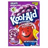Kool-Aid Grape Unsweetened Soft Drink Mix, 0.14-Ounce Envelopes (Pack of 96)
