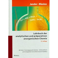 Jander/Blasius: Lehrbuch der analytischen und pr�parativen anorganischen Chemie