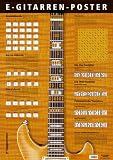 Bücher : E-Gitarren-Poster: Alles Wichtige für den E-Gitarristen im übersichtlichen Grossformat!