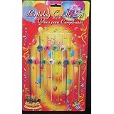 Long "HAPPY BIRTHDAY" Candle sticks (Multicolored) ~ Birthday Candle Set