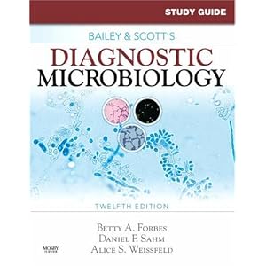Click here to buy Study Guide for Bailey and Scott's Diagnostic Microbiology by Betty A. Forbes PhD D(ABMM) F(AAM), Daniel F. Sahm PhD D(ABMM) F(AAM), and Alice S. Weissfeld PhD D(ABMM) F(AAM).