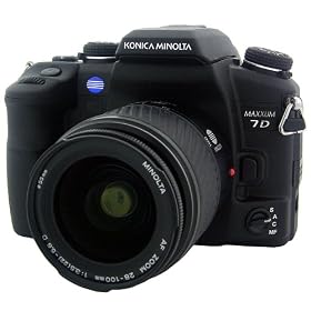 Konica Minolta Maxxum 7D 6MP Digital SLR w/ Anti-Shake Technology & AF 28-100mm f/3.5-5.6 Zoom Lens