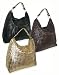 Coffee Large Woven Hobo Napa Bag