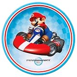 Mario Kart Wii Dinner Plates (8) Party Supplies